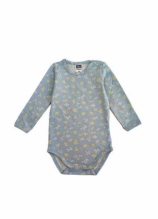 Детский боди для новорожденной девочки green cotton 68 см голубой (25111222)