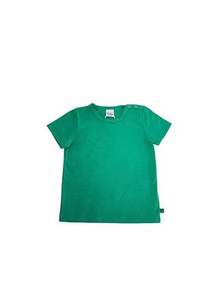 Детская футболка для мальчика green cotton 80 см зеленая (25111239)