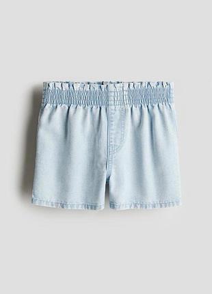 Дитячі джинсові шорти для дівчинки h&m 104 см блакитний (25072401c)