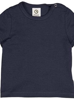 Детская футболка для мальчика green cotton 86 см темно-синяя (25111240)