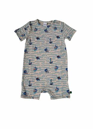 Детский песочник для мальчика green cotton 86 см молочный (25111233a)