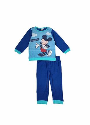 Дитяча піжама для хлопчика disney 92 см синя (25100408b)