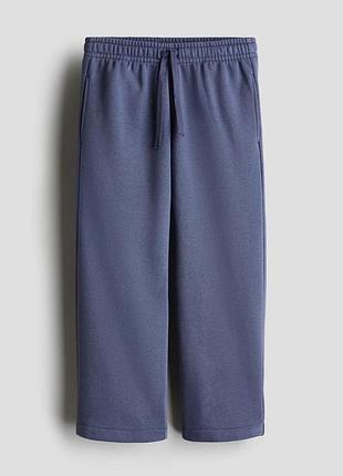 Детские спортивные штаны для девочки h&m 110 см синие (26012705d) 6-7 років, 122 см