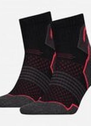 Носки head hiking quarter 2p unisex черный, красный уни 35-38 701219909-002