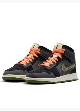 Кроссовки женские jordan 1 mid se craft fd5847-003 38 fd5847-003