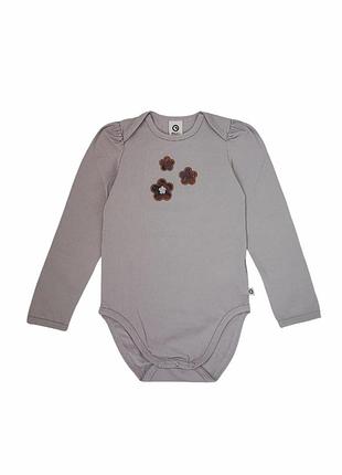 Детский боди для девочки green cotton 98 см лавандовый (25111228)