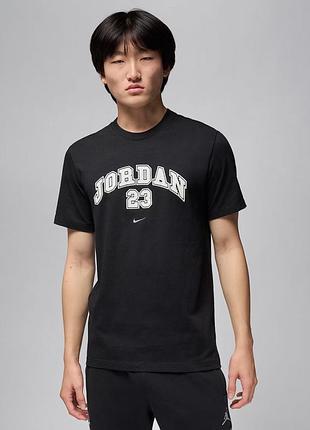 Жіноча футболка найк оригінал nike m j mvp wm ss crew ib7524-010 jordan 2xl чорний ib7524-010