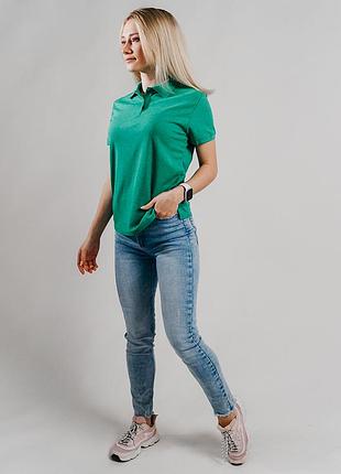 Жіноче поло fruit of the loom 063212040s 2xl, rx зелений меланж
