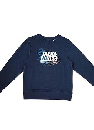 Детский свитшот для мальчика jack&jones 116см синий (250313023)