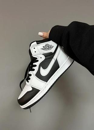Air jordan retro 1 « white/black » fur+ 36
