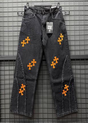 Джинси 2y premium chrome hearts black 38
