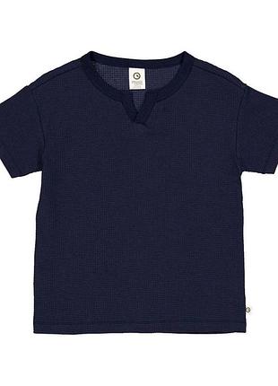 Детская футболка для мальчика green cotton 104 см темно-синие (25111244)