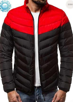Мужская куртка black/red 48