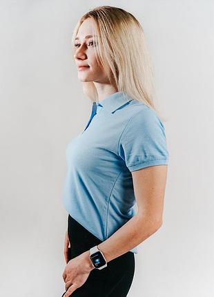 Жіноче поло fruit of the loom 063212040s xl, yt небесно-блакитний