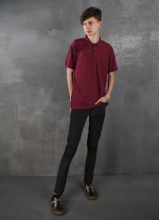 Чоловіче поло 2xl, 41 бордовий