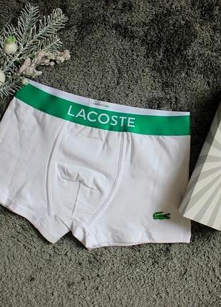Мужское белье lacoste white l