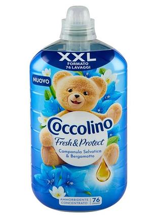 Кондиционер для белья coccolino campanula selvatica & bergamotto 1.75 л
