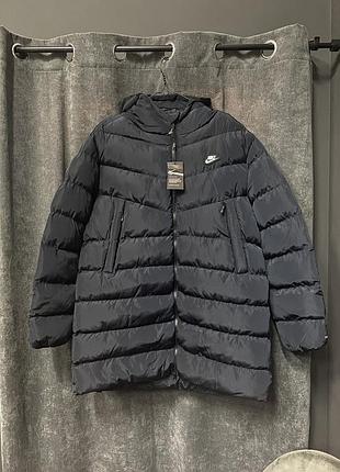 Парка длинная nike blue xxl