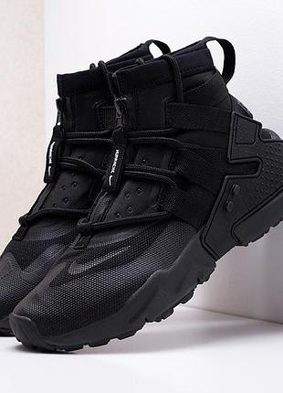 Кроссовки nike air huarache gripp black (черные) 41