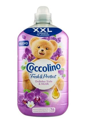 Кондиционер для белья coccolino orchidea viola & mirtilli 1.75 л
