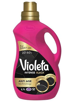 Гель для стирки цветных вещей violeta intense black 2.7 л