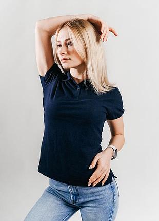 Жіноче поло fruit of the loom 063212040s xs, az глибокий темно-синій