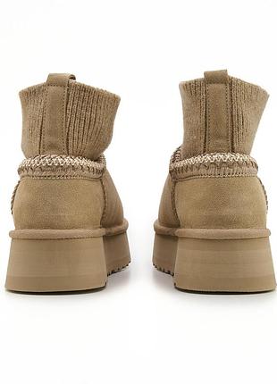 Ugg tasman platform sock beige v2 4