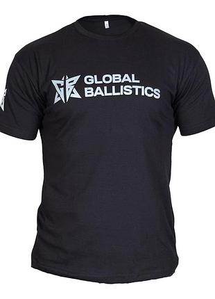 Тактическая футболка черная global ballistics