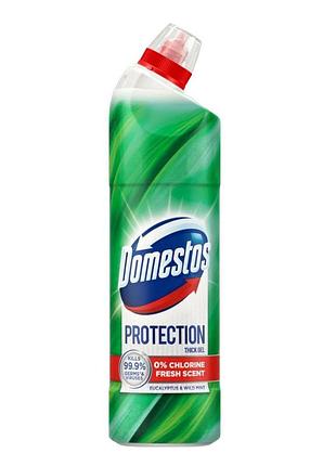 Универсальное моющее средство domestos protection с ароматом эвкалипта и дикой мяты 700 мл