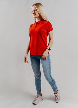 Жіноче поло fruit of the loom 063212040s s, 40 червоний