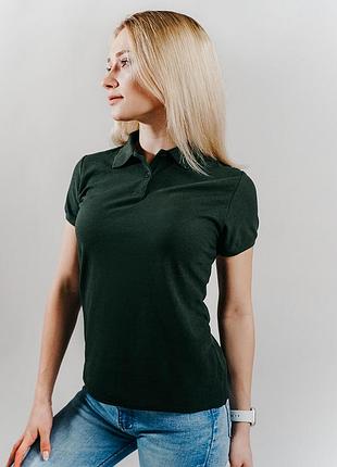 Жіноче поло fruit of the loom 063212040s 2xl, 38 темно-зелений