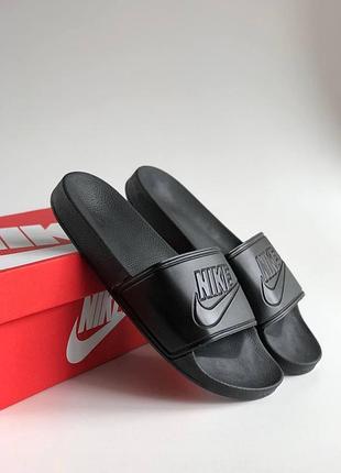 Мужские шлепанцы nike black 40-41