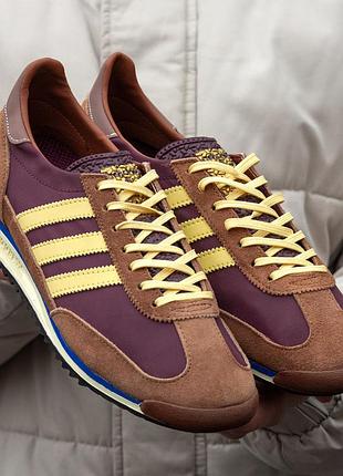 Мужские кроссовки adidas sl '72 brown yellow 41