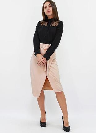 Вишукана жіноча спідниця nicolet, бежевий xl