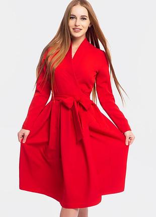 Нарядне вечірнє плаття klara, червоний xl