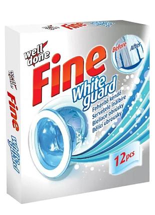 Серветки для відновлення кольору well done white 12 шт