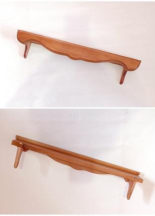 Деревянная полка для икон (божница), 65 см.