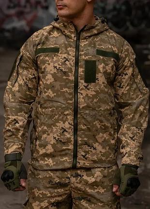 Куртка-ветровка тактическая poplin мм14 пиксель
