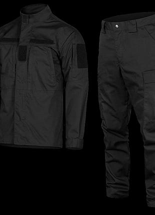 Костюм тактический perimeter gen.ll rip-stop 65/35 teflon black 58