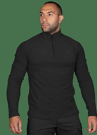 Флисовая кофта hawk черная xxxxl