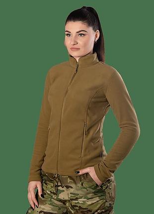 Флисовая женская тактическая кофта pani meadow 100 койот l