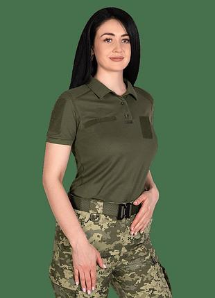 Поло женское форменное pani army id lt олива xl