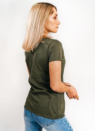 Женская футболка original 0614200 xl, 59 оливковый