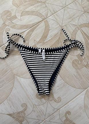 Низ от купальника на завязках tommy купальник женский в полоску трендовый купальник на завязках s
