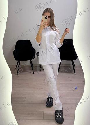 Женский медицинский костюм батист 44