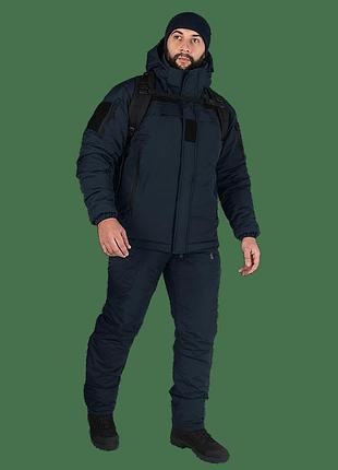 Костюм зимний тактический patrol taslan темно-синий