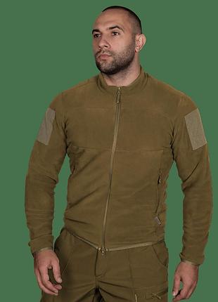 Флисовая тактическая кофта patrol 2.0 койот xxxl