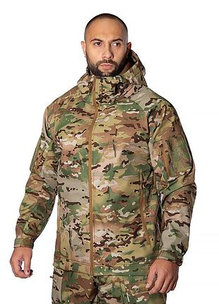 Куртка тактическая камуфляжная cm stalker softshell multicam m