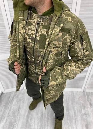 Уставной бушлат двойной пиксель всу мм 14 с пиксельной подстежкой кввз 58