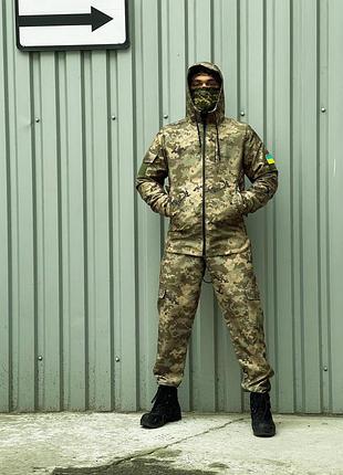 Тактичний костюм піксель камуфляжний, військовий костюм із курткою та штанами l